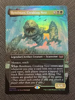 RENDMAW, CREAKING NEST - MTG - FOIL - MYTHIC - DUSKMOURN COMMANDER - NM - Image 1