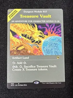 Treasure Vault (Dungeon Module) #358 (NM) Forgotten Realms AFR Magic MTG - Image 1
