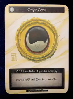 Sorcery Contested Realm BETA - Onyx Core - Non Foil Unique NM - Image 1