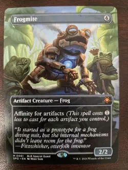 Frogmite NM SPECIAL GUEST BORDERLESS Bloomburrow MTG FREE SHIPPING - Image 1