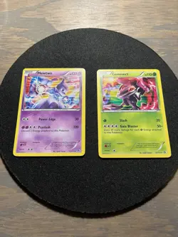 Pokemon Mewtwo 53/113 Genesect 16/113 Legendary Treasures Holo Rare Near Mint NM - Image 1