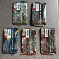 RARE Sealed Pokemon Booster Packs Lot Of 5, Sun And Moon - Xy - Image 2