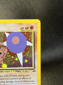 Hitmontop Neo Discovery Unlimited Holo Rare Pokemon TCG Card 3/75 - Image 3