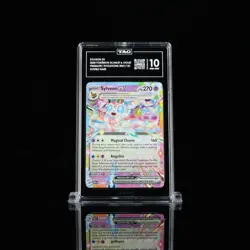 Sylveon ex 041/131 Pokemon SV Prismatic Evolutions Holo TAG 10 GEM MINT - Image 1