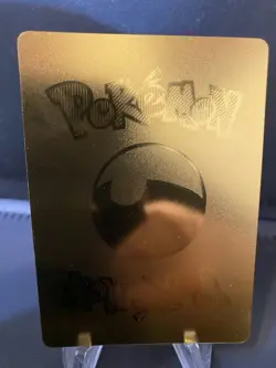 Jolteon GX Gold Foil Pokemon Card Fan Art Collectible - Image 2