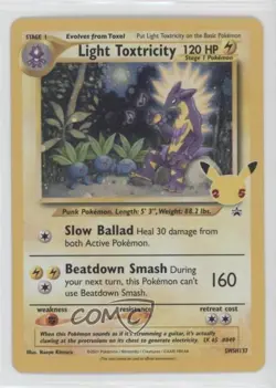 Light Toxtricity (Sword & Shield Black Star Promo) #SWSH137 04dh - Image 1