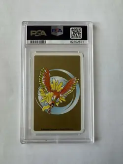 Pokemon - Espeon 5 of Hearts, Gold Ho-oh Back Poker Deck #196A PSA 10 - Image 2