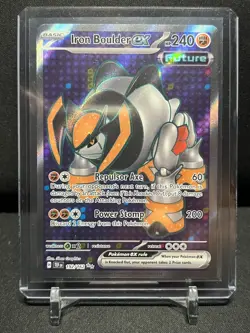 Iron Boulder ex 192/162 Ultra Rare Pokemon 2024 Temporal Forces NM - Image 1
