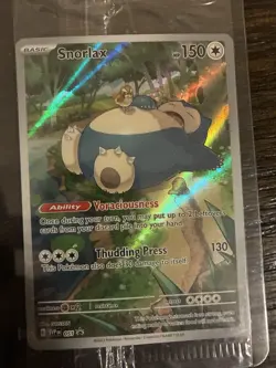 SEALED Snorlax 051 Ultra Rare Pokemon TCG Black Star Promo NM With Top Loader - Image 1