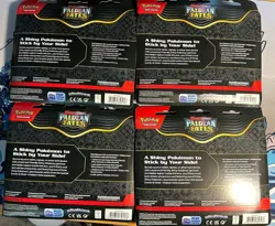 Pokemon Scarlet & Violet Paldean Fates 3 Pack Blister Lot Of 4 - Image 2