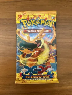 Pokemon TCG XY Flashfire Booster Pack Factory Sealed Charizard Artwork - Image 1