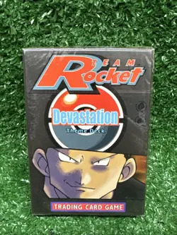 1999 Pokemon Team Rocket Devastation Theme Deck Vintage WOTC FACTORY SEALED RARE 781624924674 - Image 1