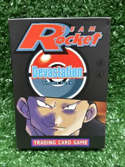 1999 Pokemon Team Rocket Devastation Theme Deck Vintage WOTC RARE High Grade - Image 2