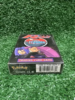 1999 Pokemon Team Rocket Trouble Theme Deck Vintage WOTC FACTORY SEALED RARE #2 781624924674 - Image 2