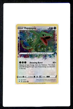 2020 Sword & Shield - Vivid Voltage Rayquaza Basic/Amazing Rare #138/185 - Image 1
