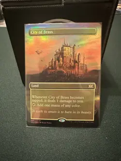 City of Brass (Borderless) Double Masters 2022 Foil - Image 1