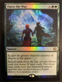 English - MTG Open The Way - FOIL - MOM: The Aftermath - Image 1