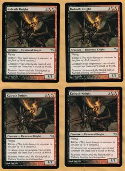4x Kulrath Knight (Shadowmoor, Uncommon, English, 2008) MTG 4 NM - Image 1