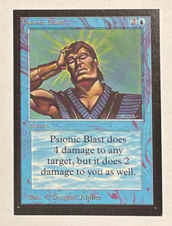 MTG Collectors' Edition CE Psionic Blast Unplayed - Mint - Image 1