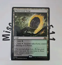 Wastewood Verge [Aetherdrift] MTG Magic GB Land # 0268 - Image 1
