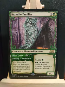 Bramble Familiar (Showcase) - Wilds of Eldraine - Rare - NM (see pics) MTG - Image 1