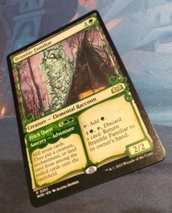 Bramble Familiar (Showcase) - Wilds of Eldraine - Rare - NM (see pics) MTG - Image 3