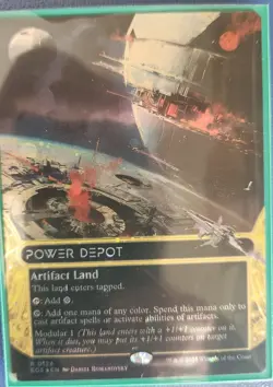 MTG Power Depot (0124) (Borderless) (Galaxy Foil) - Edge of Eternities - Image 1