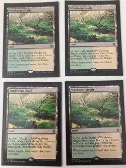 4x Windswept Heath - Khans of Tarkir - NM/LP - Magic the Gathering Playset - MTG - Image 1