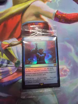 Louisoix's Sacrifice (Foil) - MTG FINAL FANTASY (FIN) - NM Pre-Release Stamp - Image 1