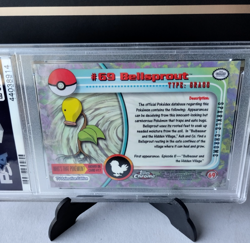 Bellsprout #69 Sparkle Topps Chrome collect card Pokemon Tv Serie Eng PSA 9 Mint - Image 4