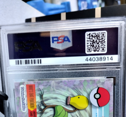 Bellsprout #69 Sparkle Topps Chrome collect card Pokemon Tv Serie Eng PSA 9 Mint - Image 5