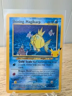 Shining Magikarp Celebrations Holo Rare 66/64 25th Anniversary Near Mint Pokemon - Image 1