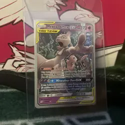 Pokemon TCG Mewtwo & Mew GX 71/236 Sm-Unified Minds Tag Team Holo Ultra Rare - Image 3