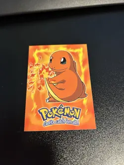 1999 Topps Pokemon Movie Edition Charmander #4 #E4 Blue Label - Image 1