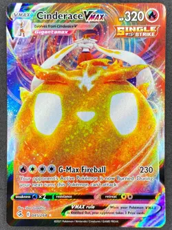 Pokemon Cinderace VMAX 045/264 FST Fusion Strike NM - Image 1