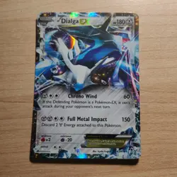 Dialga EX 62/119 - LP ULTRA RARE Phantom Forces - Pokemon 2014 TCG Card - Image 1