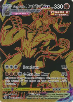 NM-Mint Single Strike Urshifu VMAX - TG29/TG30 - Character Rare Pokemon Brillian - Image 1