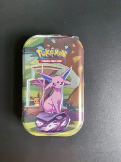 Pokemon TCG - Prismatic Evolutions Mini Tin [Espeon] - 2025 - Factory Sealed - Image 1