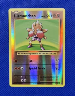 2016 Hitmonchan 62/108 Pokemon Evolutions Reverse Holo LP 💥 - Image 1