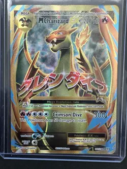 Mega M Charizard EX Full Art Holo 101/108 XY Evolutions Pokemon Card Free Ship - Image 1