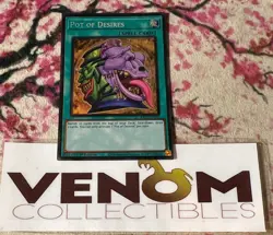 1x (M/NM) - Pot of Desires - RA01-EN056 - Collector's Rare - 1st Edition YuGiOh - Image 1