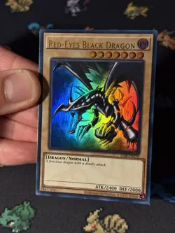 YuGiOh- Red Eyes Black Dragon LOB-EN070 Legend Of Blue Eyes 25th Anniversary- NM - Image 3