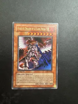 Horus El Dragon de la Llama Negra LV8 [1st Edition] - SOD-SP008 (Spanish Yugioh) - Image 1