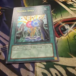 Yugioh! Double Spell MFC-106 Ultra Rare 1st Edition VLP/NM - Image 2
