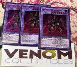 3x (M/NM) Gladiator Beast Andabata BLLR-EN022 Ultra Rare 1st Edition YuGiOh - Image 1