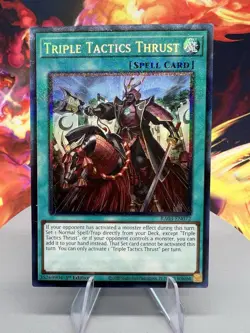 Near Mint Yugioh Triple Tactics Thrust RA03-EN072 Prismatic Collector's Rare - Image 1