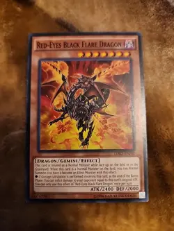 Red-Eyes Black Flare Dragon LDK2-ENJ02 1st Edition NM Near Mint Yu-Gi-Oh! Card - Image 1