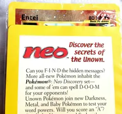 ENTEI #34 Black Star Promo Pokemon Card New Sealed Holo WOTC NEO Rare 🔥 🔥 🔥 - Image 1