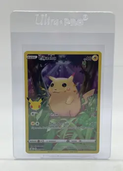 Pokemon TCG Celebrations 25th Anniversary Pikachu #005/025 Full Art - Image 3