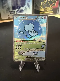 Pokemon TCG: Bubble Mew Ex 232/091 Paldean Fates Special Illustration Rare SIR - Image 1